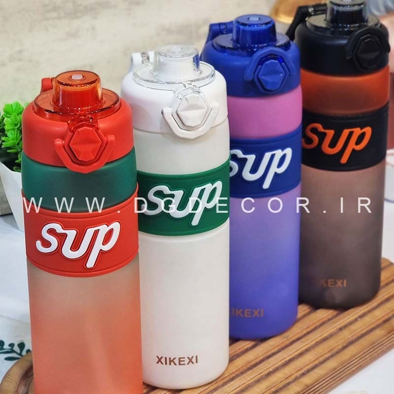 قمقمه نشکن نی دار و قفلدار super رنگی