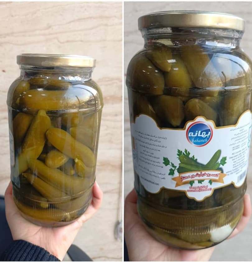 خیارشور بهانه ممتاز 1.5 کیلویی
