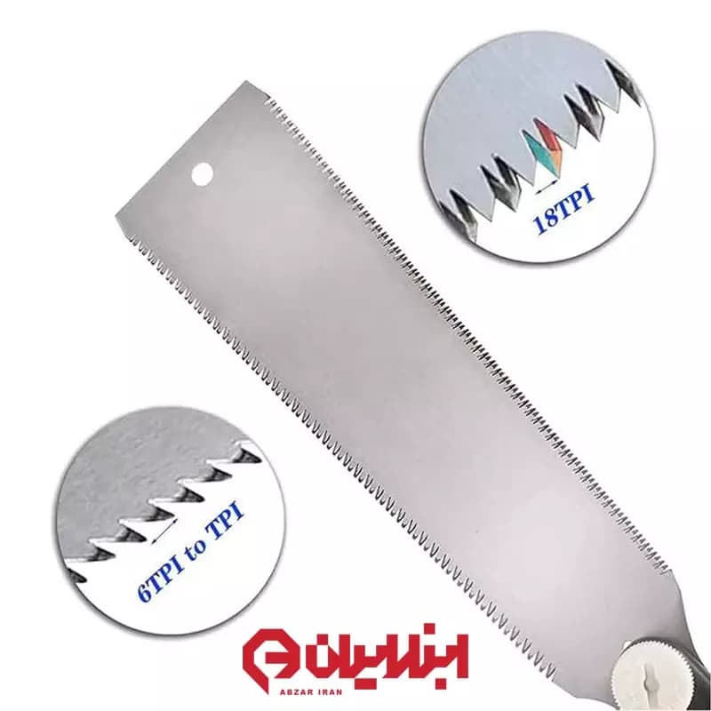 اره ظریف بر دو طرفه برند آلبرتو 25 cm — تصویر ۴