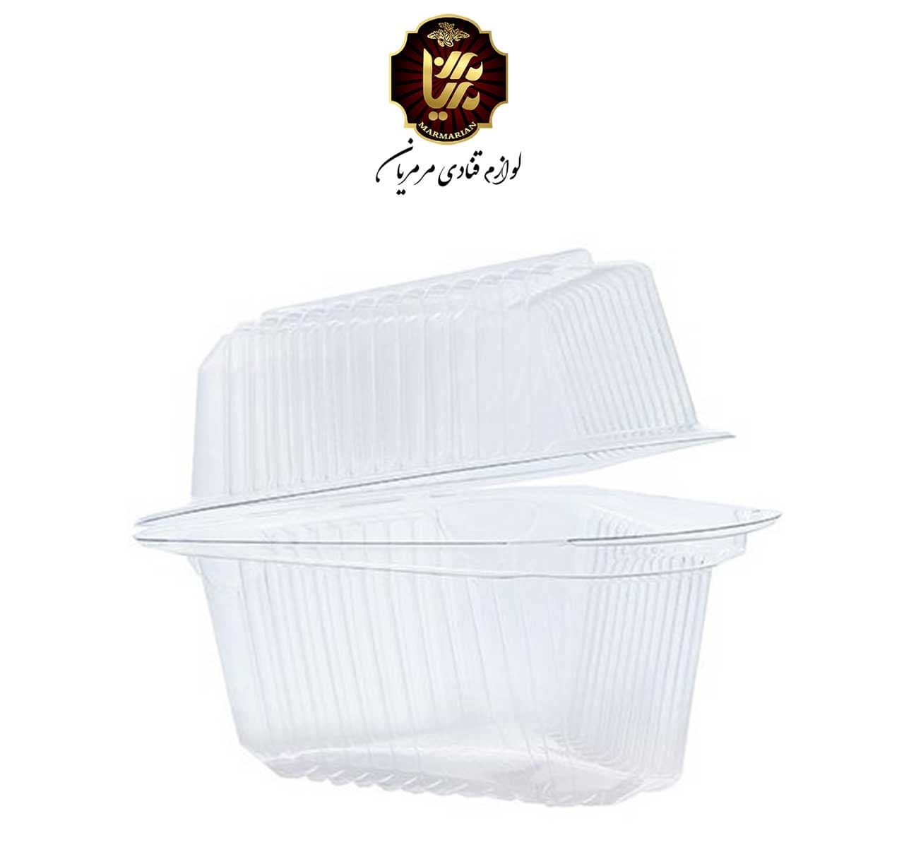 ظرف 3 گوش لولایی اسلایس کیک
