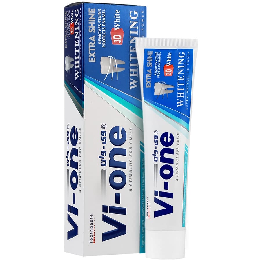 خمير دندان سفيد كننده وی وان Vi-one مدل Whitening