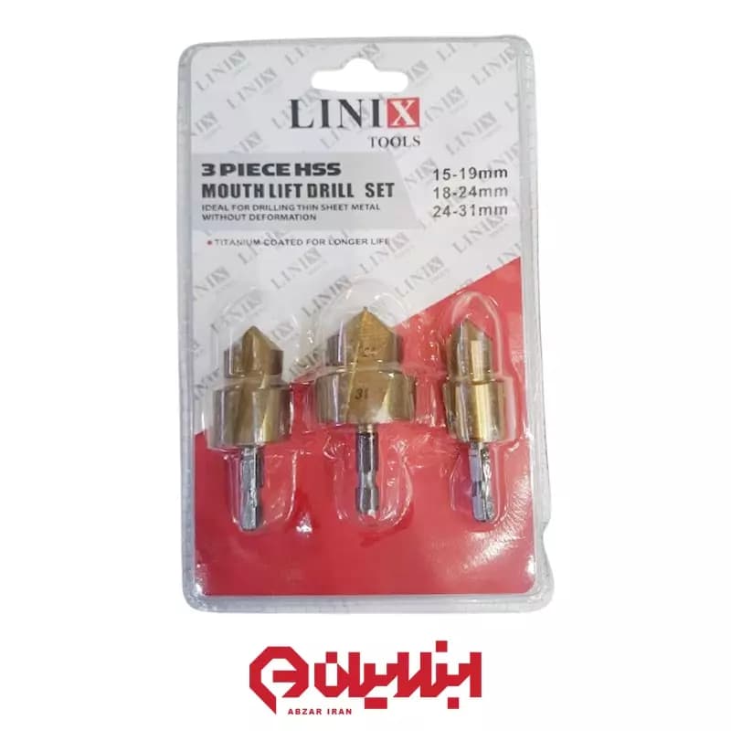 مجموعه 3 عددی مته لوله آب برند LINIX — تصویر ۳