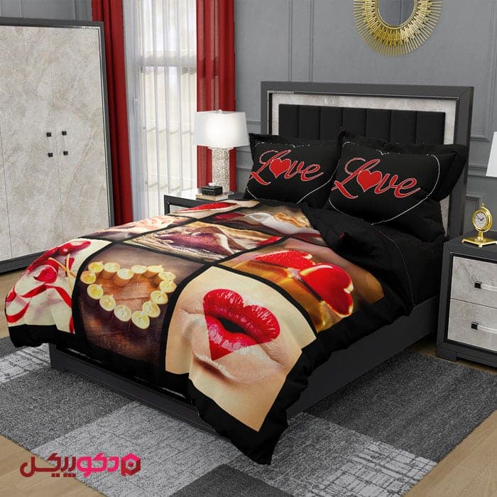 روتختی سه بعدی طرح عشق BD1132