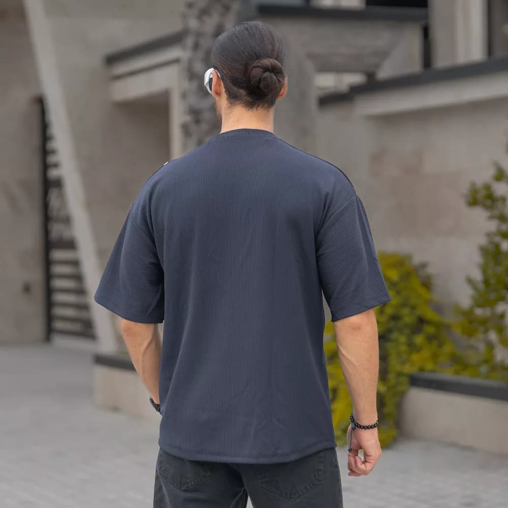 تیشرت مردانه نواردار کد 29914 — تصویر ۹