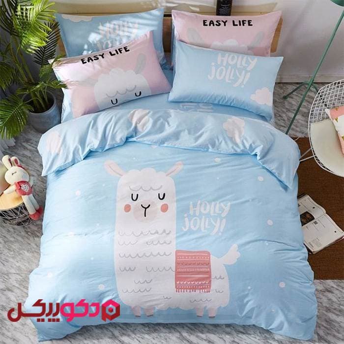 روتختی مخمل هاریکا طرح کودکانه لاما MD13