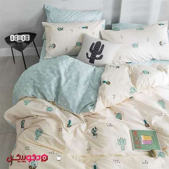 روتختی مخمل هاریکا طرح فانتزی کاکتوس MD31