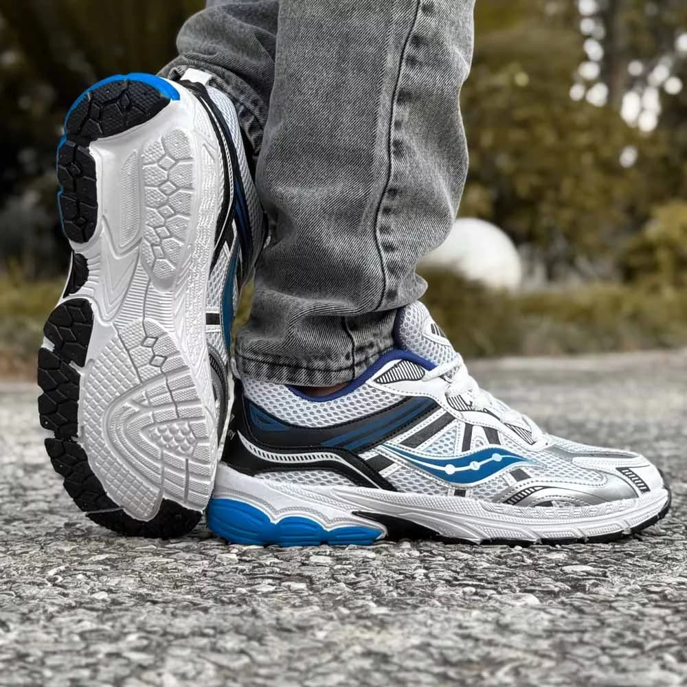کتانی مردانه saucony سفید کد 30326