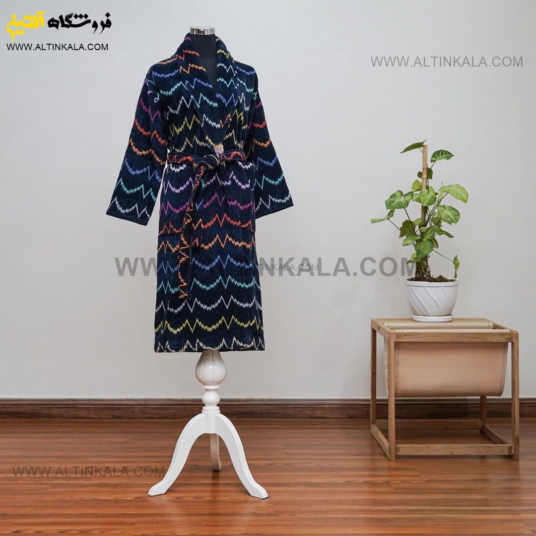 حوله پالتویی برق لامع طرح فرکانس سایز 125
