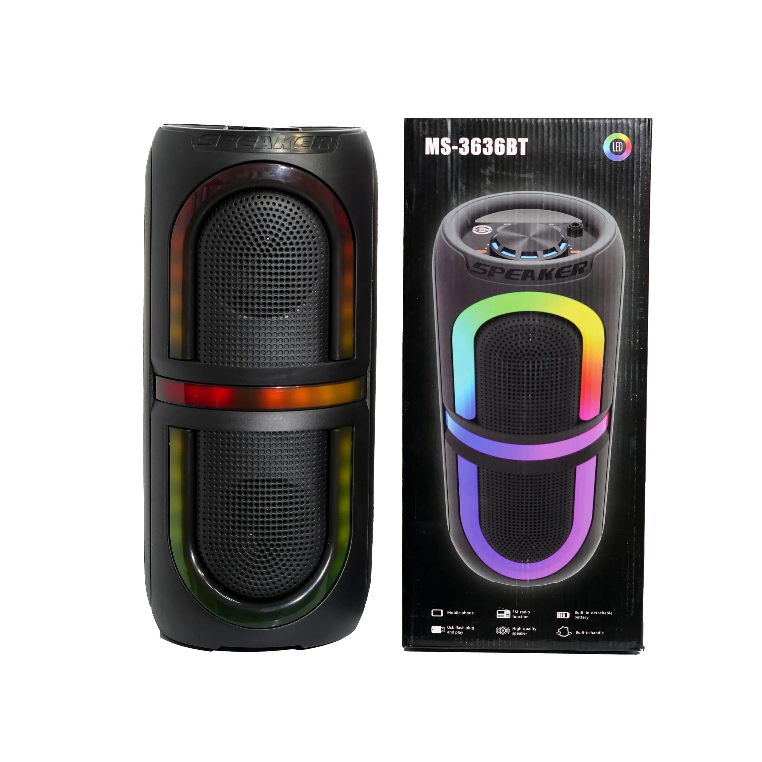 اسپیکر بلوتوثی مدل MS-3636 BT — تصویر ۴