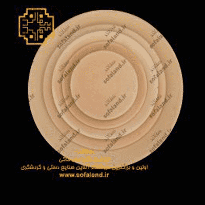 بشقاب دیوارکوب سفالی