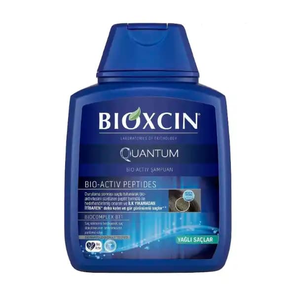 شامپو بیوکسین کوانتوم مخصوص موهای چرب ضد ریزش ۳۰۰ میلی‌لیتر | Bioxcin Quantum