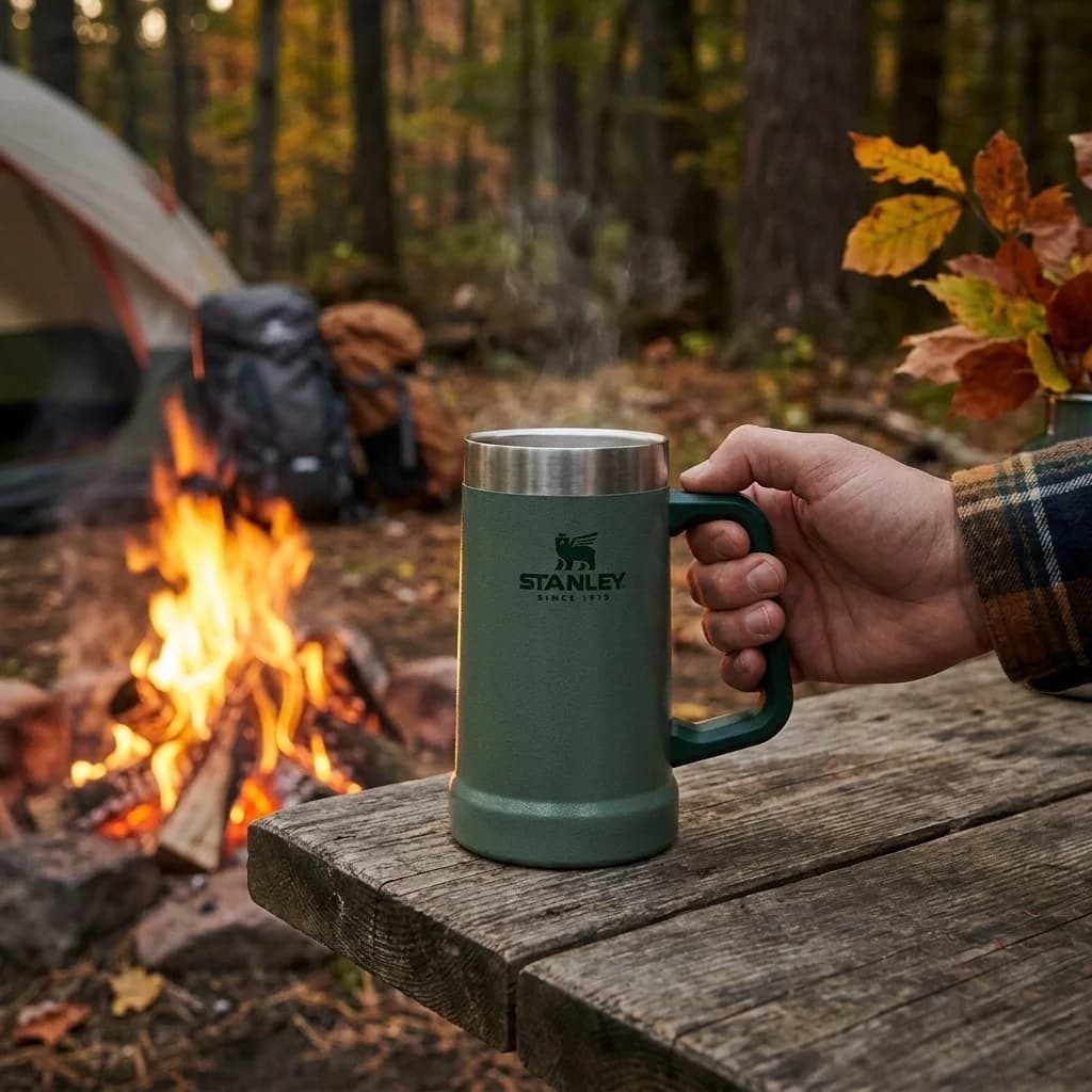 ماگ سفری استنلی مدل BIG GRIP STEIN کد F 2021 گنجایش 0.7 لیتر — تصویر ۱۱