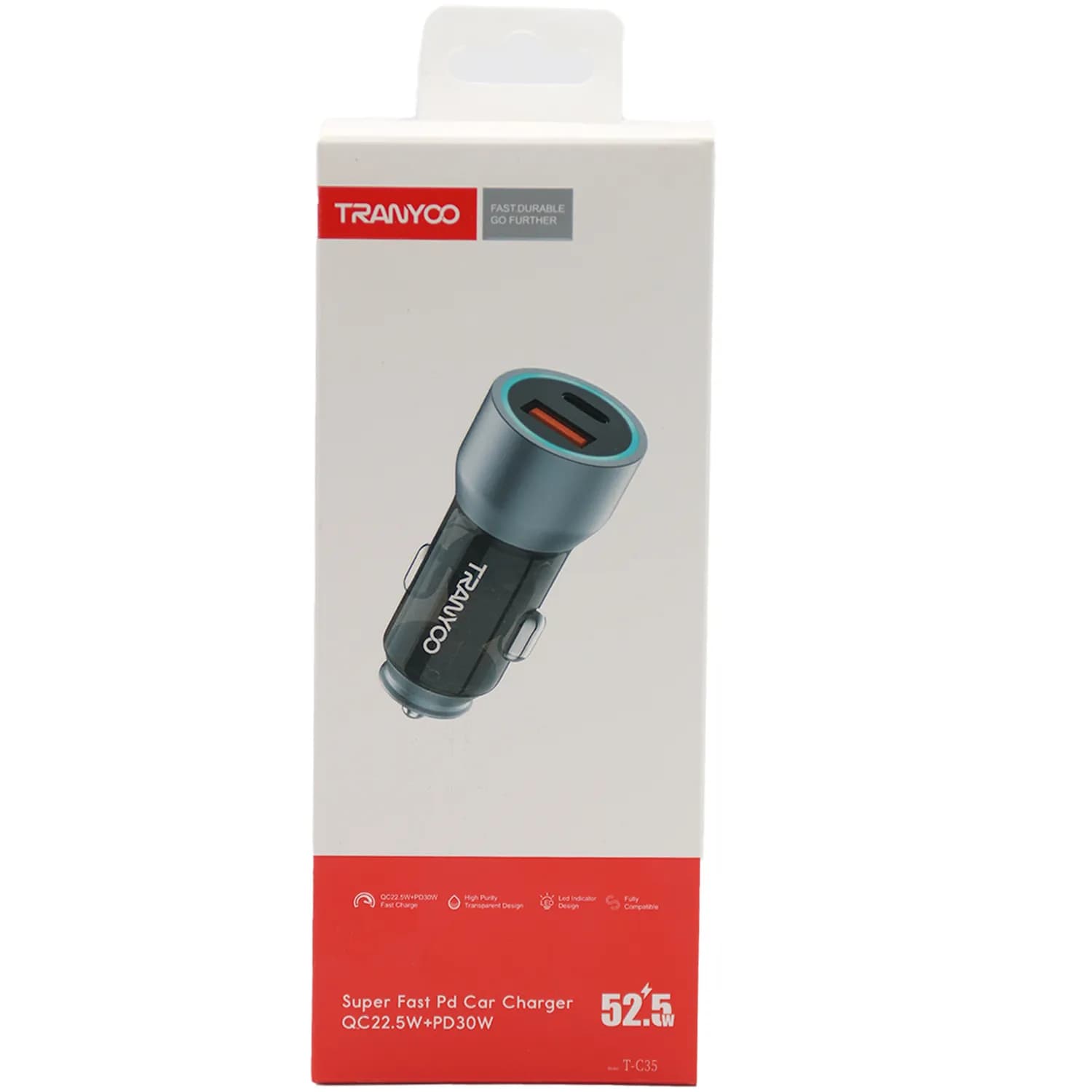 شارژرفندکی TRANYOO مدل T-C35 — تصویر ۲