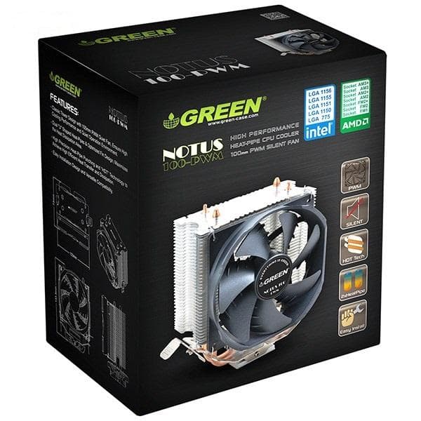 GREEN NOTUS 100-PWM (فن خنک کننده CPU)