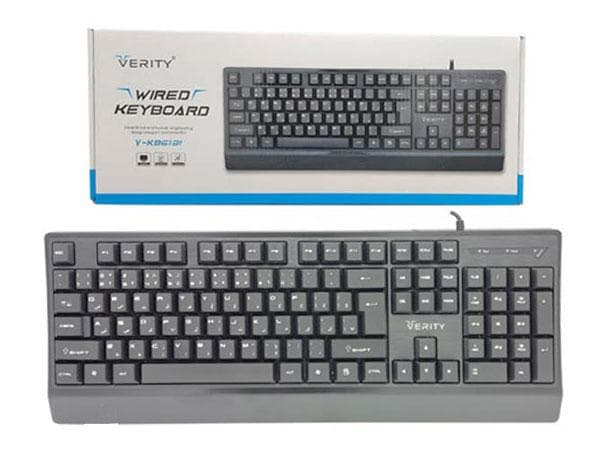 کیبورد سیم دار VERITY V-KB6131