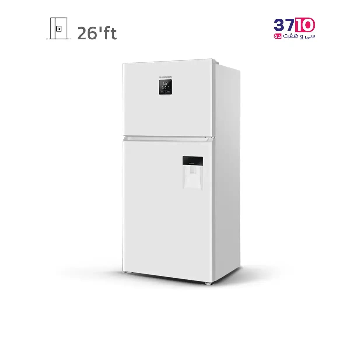 یخچال بالا فریزر ایکس ویژن مدل X.VISION-TT582-AWD WHITE — تصویر ۳