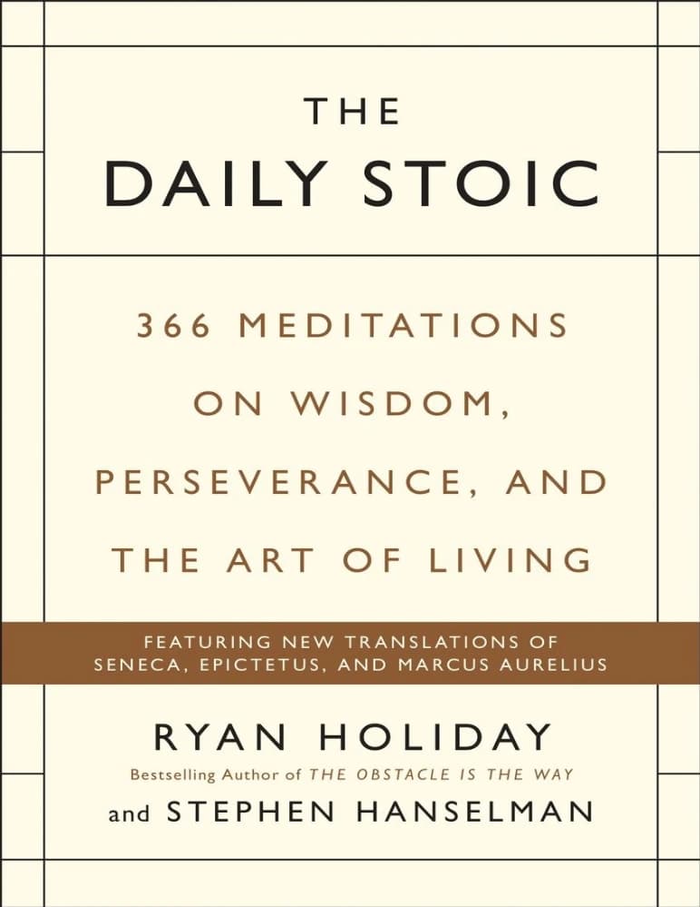 کتاب The Daily Stoic (رواقی روزانه) نسخه انگلیسی PDF | رایان هالیدی