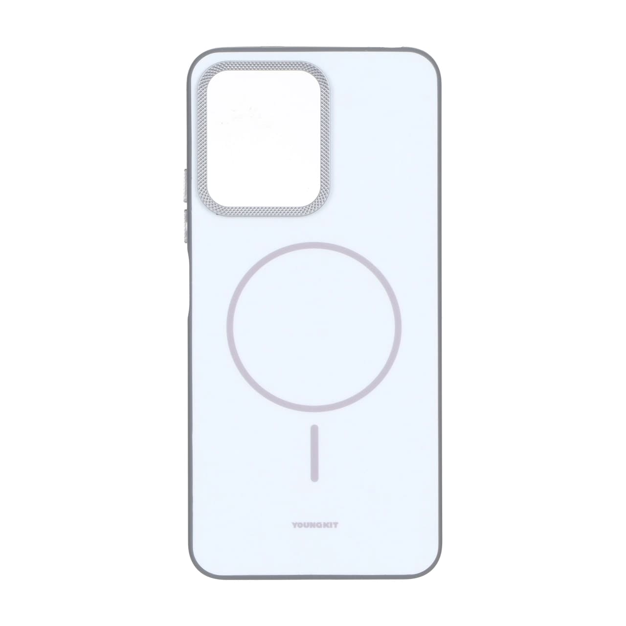 قاب Youngkit طرح مگ سیف دور لنز کربن Xiaomi Redmi Note 12 4G – سفید — تصویر ۲