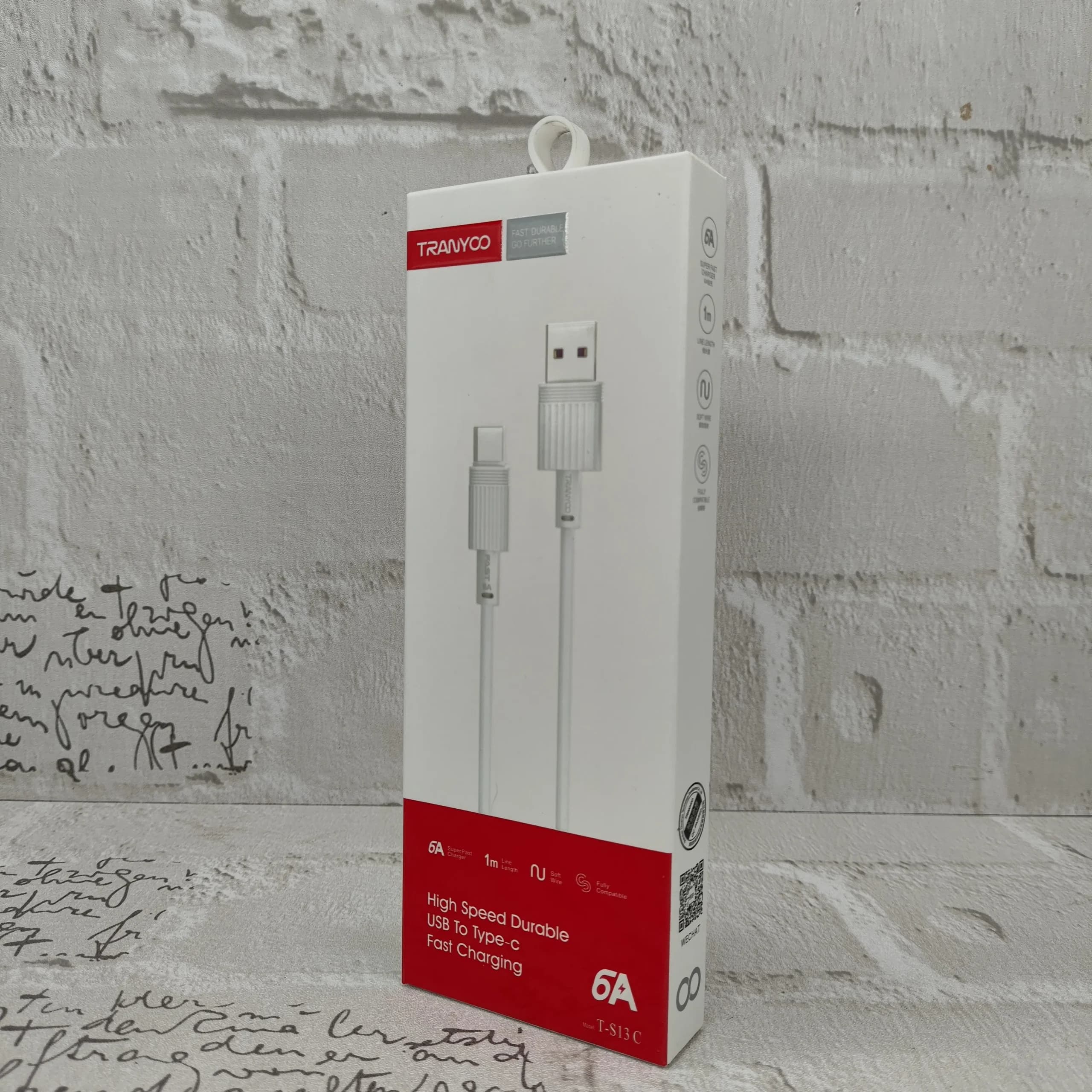 کابل تایپ سی TRANYOOمدل T-S13C — تصویر ۳