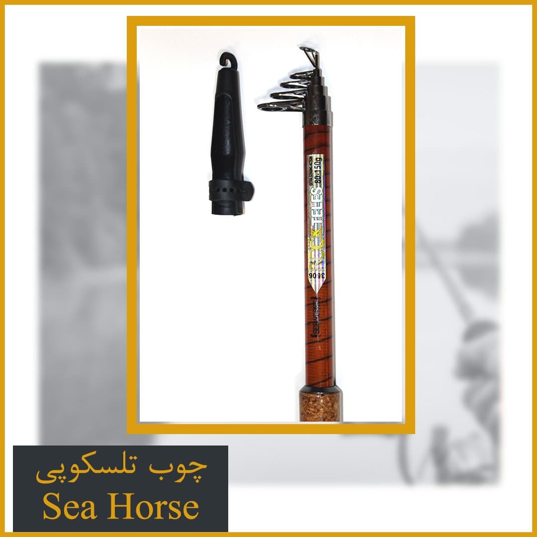 چوب ماهیگیری تلسکوپی سیهورس کربن 3.60 – Sea Horse — تصویر ۳