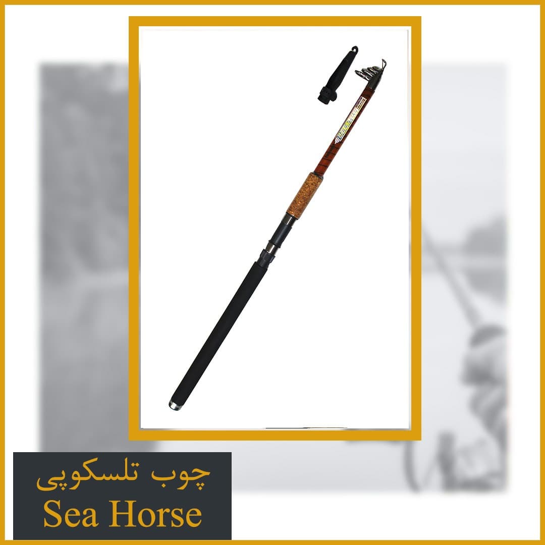 چوب ماهیگیری تلسکوپی سیهورس کربن 3.60 – Sea Horse — تصویر ۲