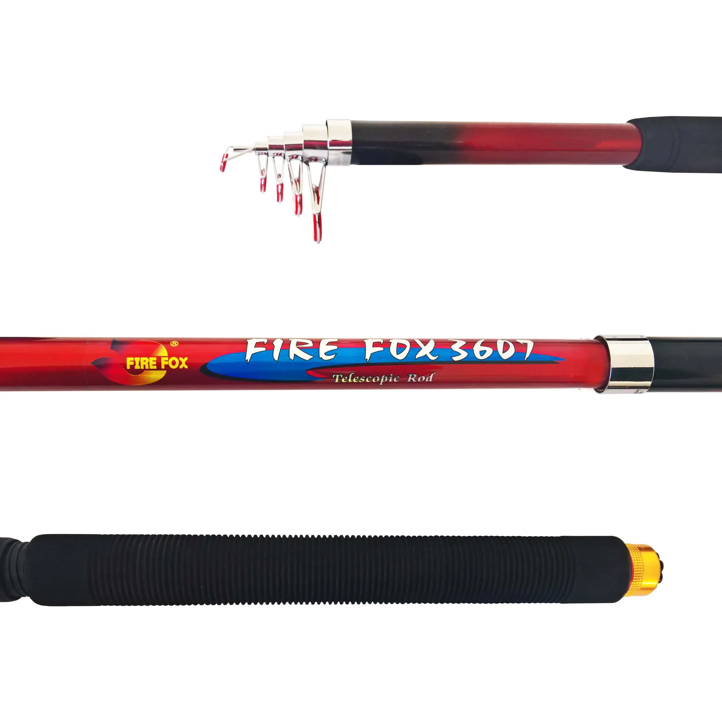 چوب ماهیگیری تلسکوپی فایبرگلس فایرفاکس (firefox) 3.60 — تصویر ۳