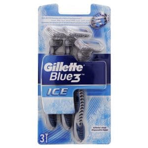 خودتراش ژیلت مدل Blue3 Ice بسته 3 عددی — تصویر ۲