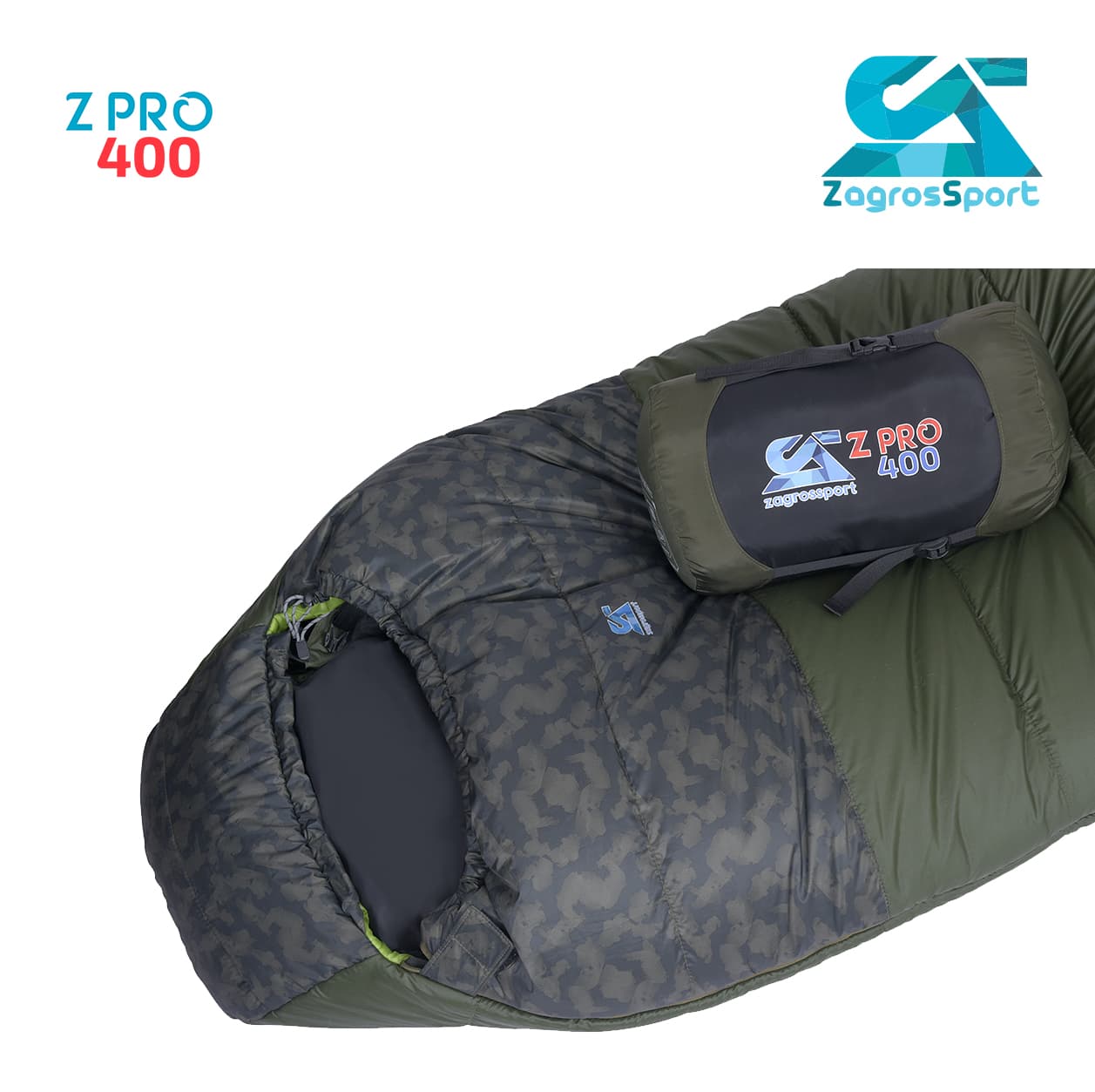 کیسه خواب الیاف زاگرس اسپرت Z PRO 400 — تصویر ۵