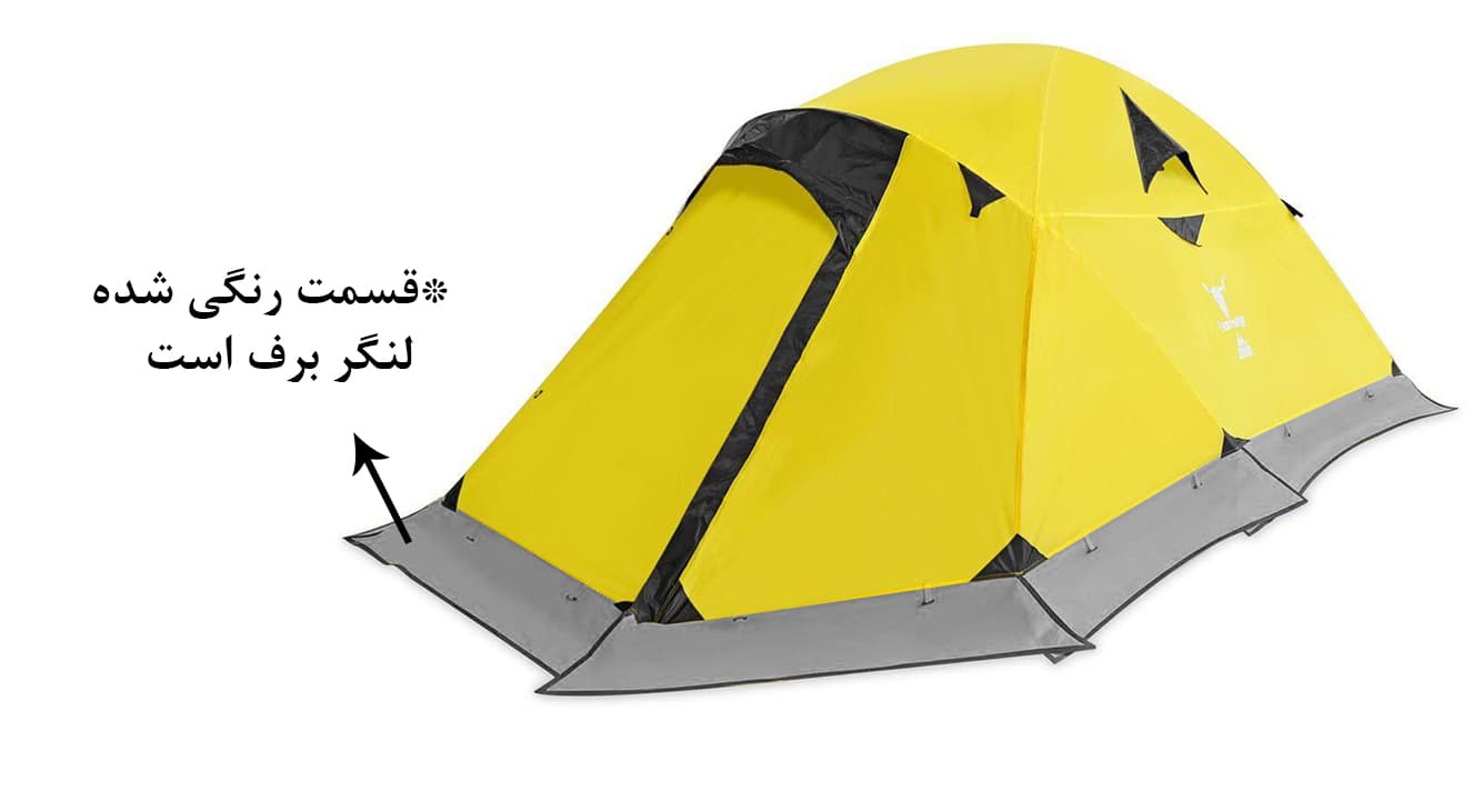 چادر سه نفره پکینیو مدل K2019 — تصویر ۸