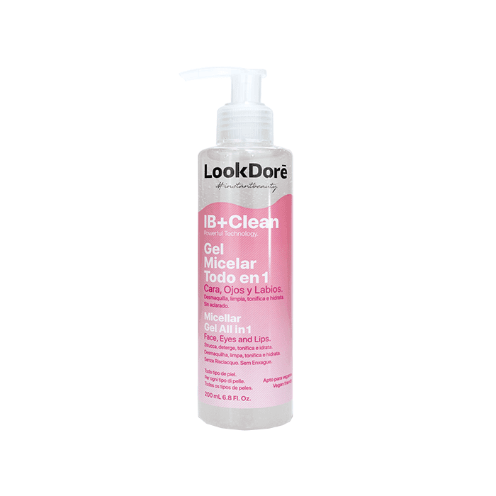 ژل میسلار پمپی لوک دور مدل IB+Clean حجم 200 میل