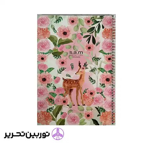 وزیری 100 برگ سیمی فانتزی A- طرح 4 — تصویر ۲