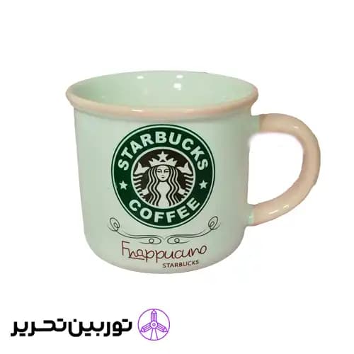 لیوان (ماگ) استارباکس – لبه صورتی