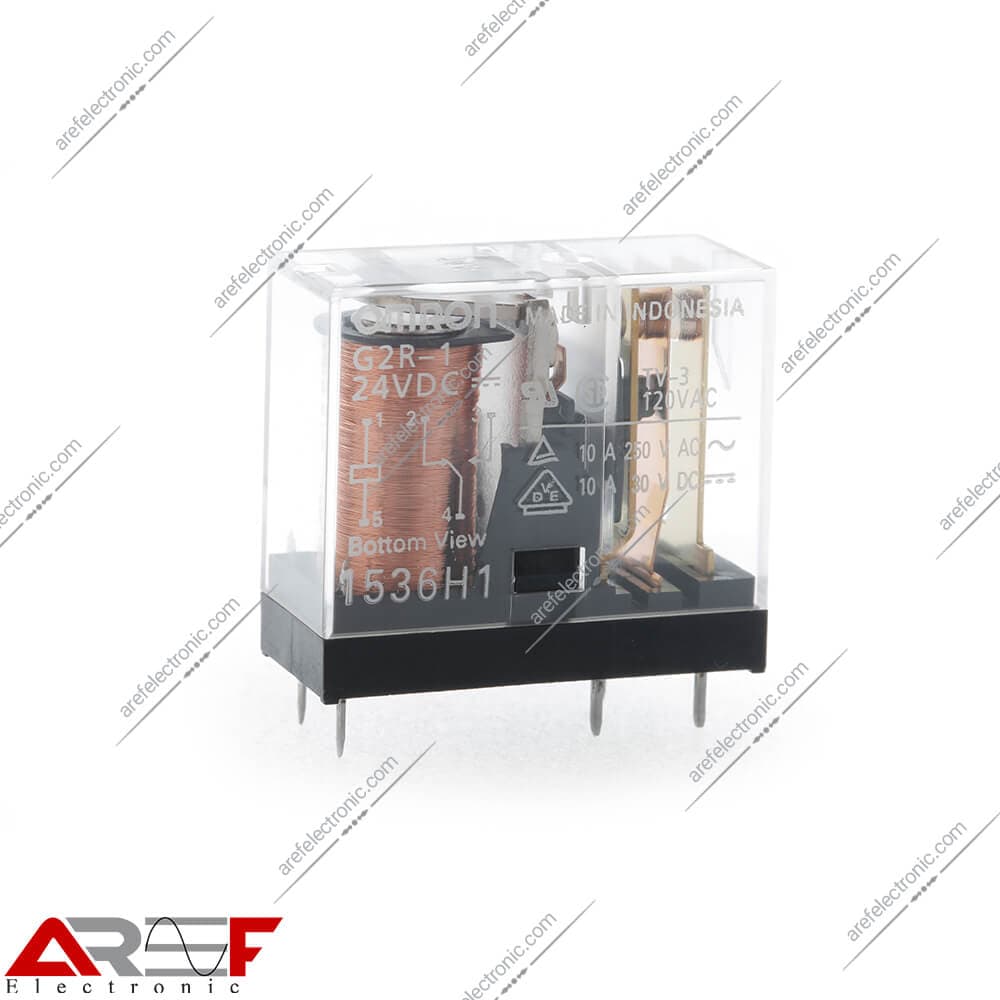 رله امرن مدل G2R-1 – 24V | 5PIN | 10A