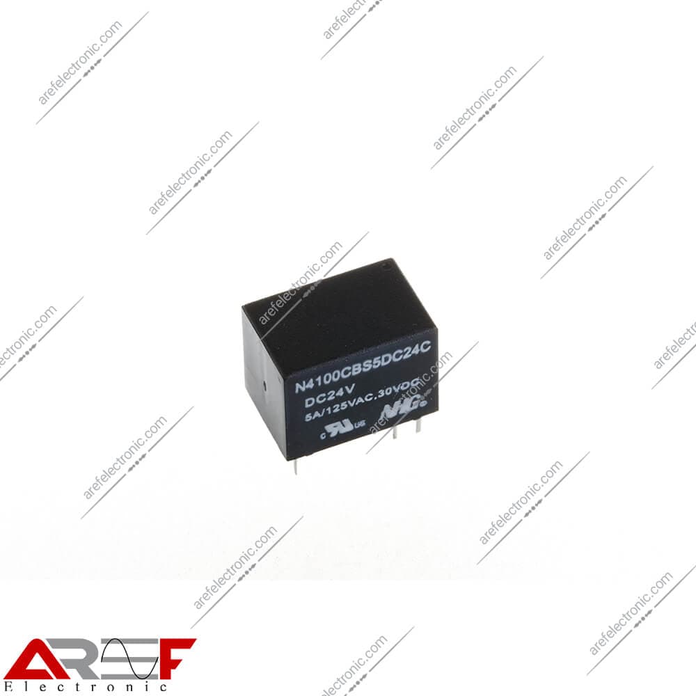 رله NHG مدل N4100CBS5DC24C دارای 24 ولت و 6 پین