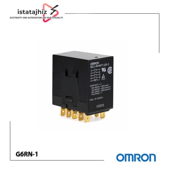 رله امرن پایه معکوس مدل G6RN-1 دارای 12 ولت و 5 پین — تصویر ۳