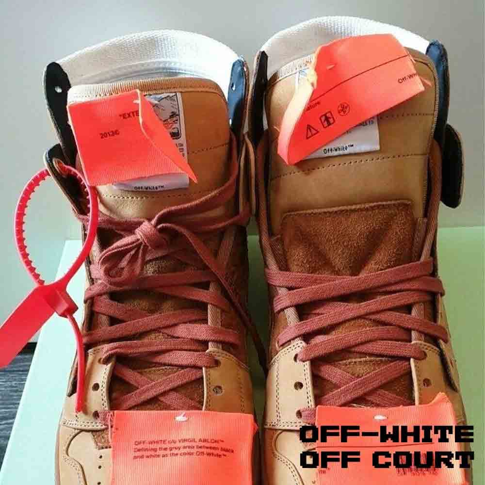 کتونی آف وایت آف کورت قهوه ای Off-White 3.0 Off Court Sneakers Brown — تصویر ۴