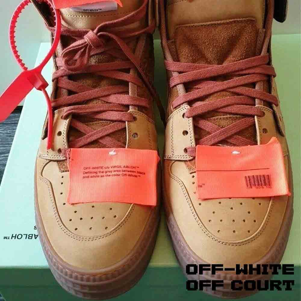 کتونی آف وایت آف کورت قهوه ای Off-White 3.0 Off Court Sneakers Brown — تصویر ۳