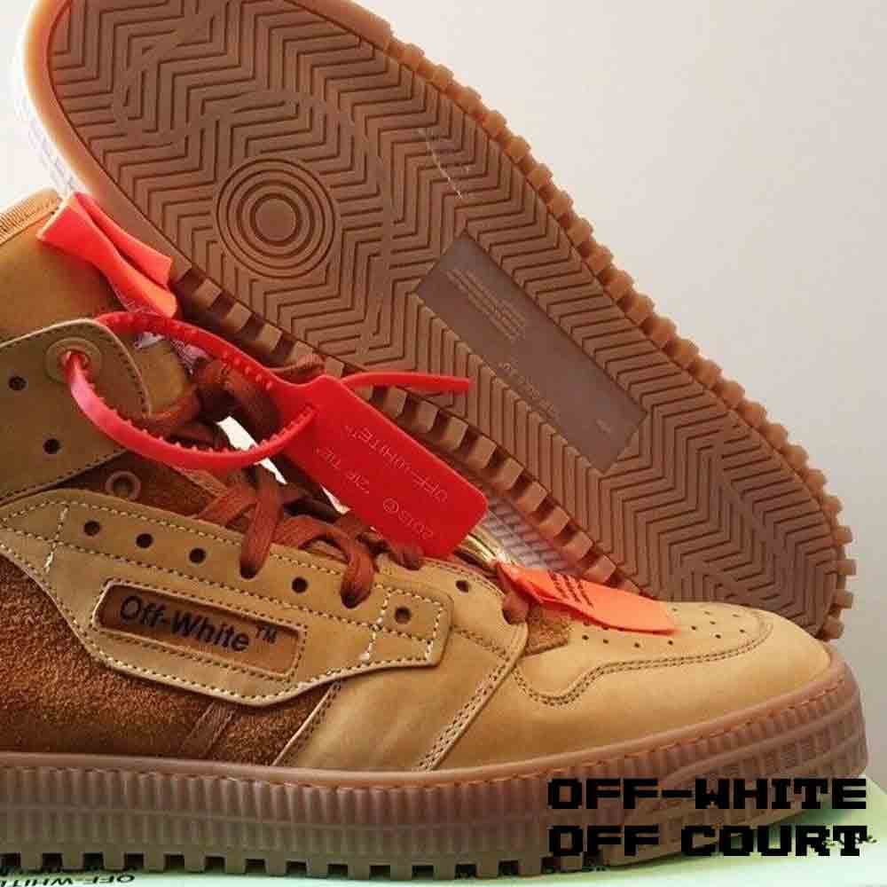 کتونی آف وایت آف کورت قهوه ای Off-White 3.0 Off Court Sneakers Brown — تصویر ۸