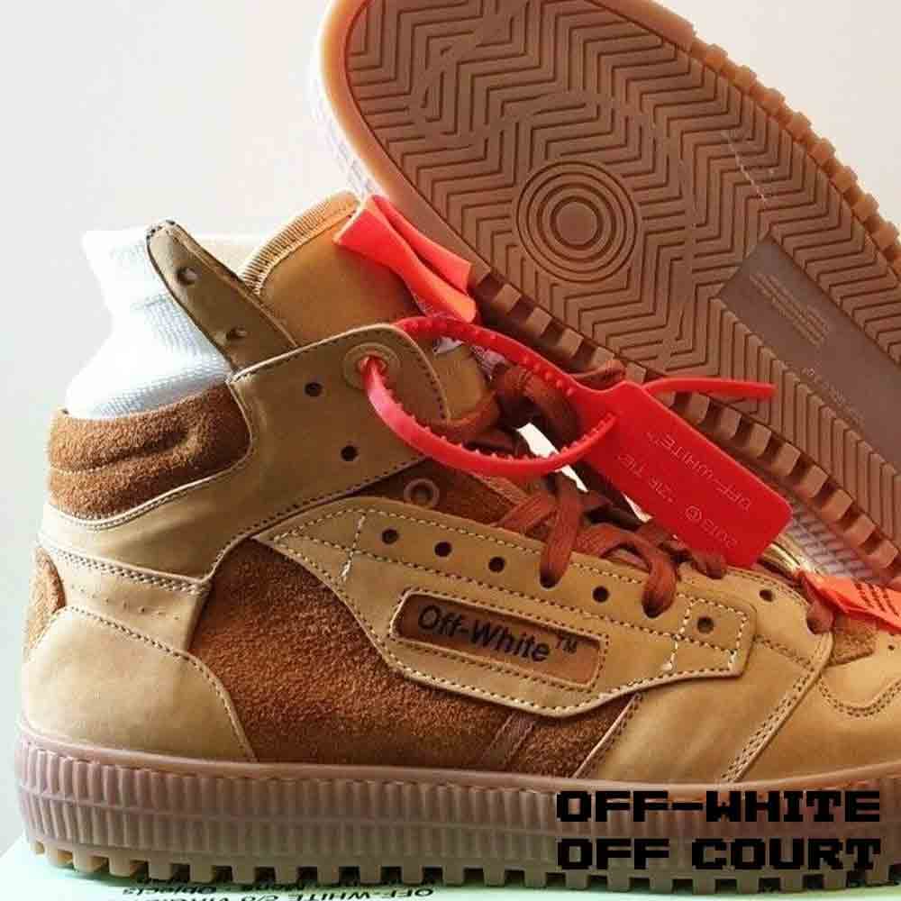 کتونی آف وایت آف کورت قهوه ای Off-White 3.0 Off Court Sneakers Brown — تصویر ۲