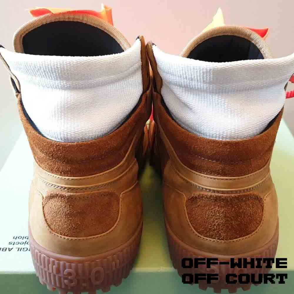 کتونی آف وایت آف کورت قهوه ای Off-White 3.0 Off Court Sneakers Brown — تصویر ۵