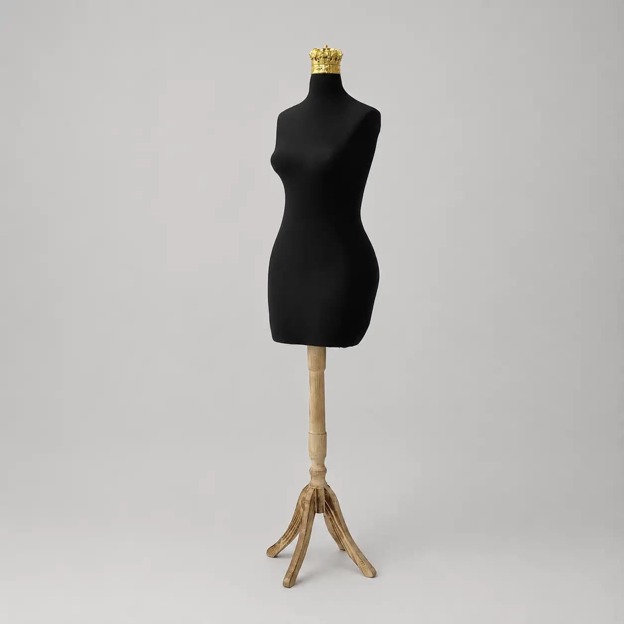 مانکن ویترینی پایه چوبی MS03
