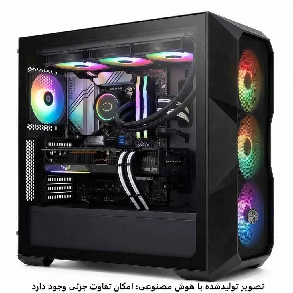 کیس میان رده گیمینگ i5 14600kf- z790 p wifi- 32GB DDR5- SSD 1TB- RTX5060Ti 16GB کد G024