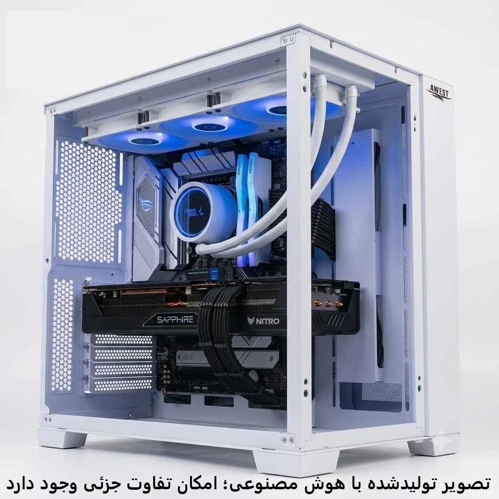 کیس گیمینگ میان رده i7 14700k- Z790- 32GB DDR5- SSD 1TB- rx9070 16GB کد G025
