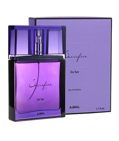 عطر و ادکلن اجمل ساکریفایس بنفش اصلی اماراتی سری قدیم(اجمل سکریفایس زنانه) — تصویر ۳