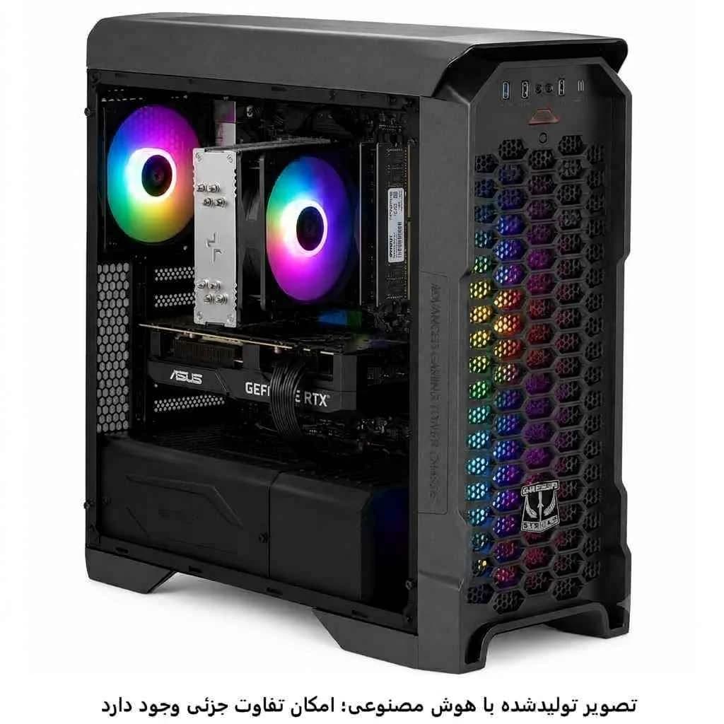 کیس اسمبل شده رندرینگ i5 13400f- B760 Plus wifi- 32GB DDR5- SSD 1T- 3050 8GB کد RE001 — تصویر ۵