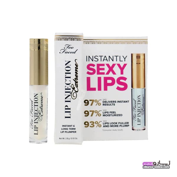 لیپ پلامپر توفیسد حجم دهنده فوری TOO FACED INSTANTLY LIP INJECTION EXTREME حجم2.8g اصل