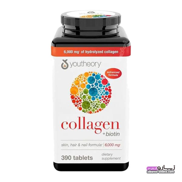 قرص کلاژن یوتئوری ۳۹۰ عددی YOUTHEORY COLLAGEN اصل — تصویر ۳
