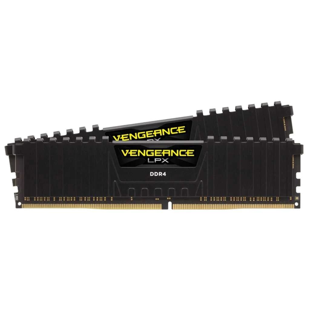 رم دو کاناله کورسیر 3200Mhz 32gb DDR4 مدل VENGEANCE LPX