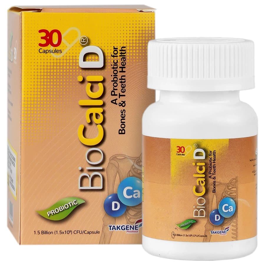 کپسول بایو کلسی دی تک ژن فارما 30 عددی