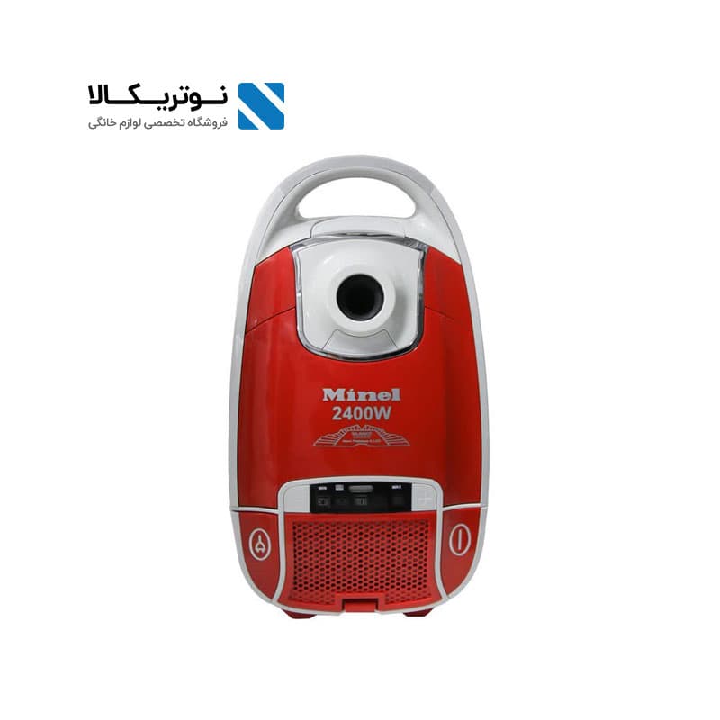 جارو برقی مینل مدل MVC 2400 ظرفیت 2400 وات رنگ قرمز